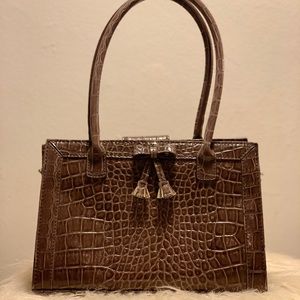 Liz Claiborne Alligator Embossed Purse
